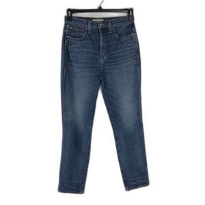 Madewell Rivet & Thread High-Rise Stovepipe Jeans Women's Size 26 Stretch Denim